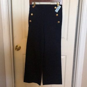 NWT Wide leg Navy pants